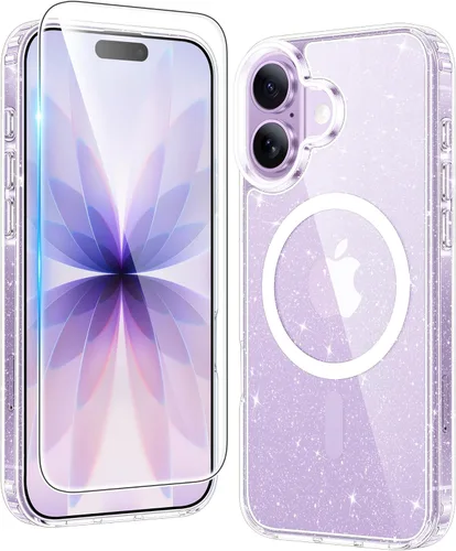 Miniatura 373 de FNTCASE Funda para iPhone 13 Pro-Max: Fundas magnéticas transparentes compatibles con Magsafe Slim anti amarillamiento protección contra caídas