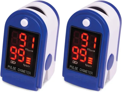 Miniatura 11 de Roscoe Medical Monitor de saturación de oxígeno con oxímetro de pulso de dedo, monitor o2 de pulso de buey para pediátricos y adultos, solo uso
