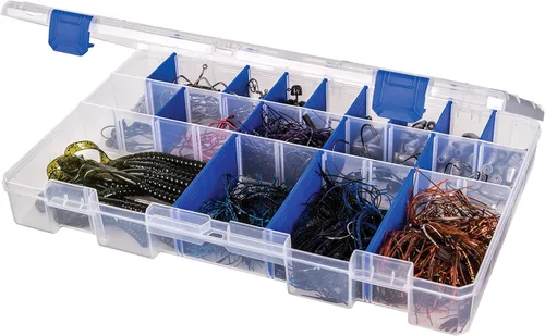 Miniatura 9 de Flambeau Outdoors 4007 Tuff Tainer, caja de bandeja de aparejos de pesca, incluye [12] divisores Zerust, 24 compartimentos