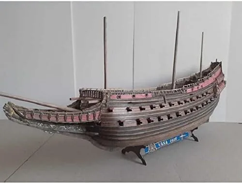 Miniatura 5 de Orel 330-1/100 Kit de modelo de papel Battleship Wasa, Suecia, 1628, azul marino