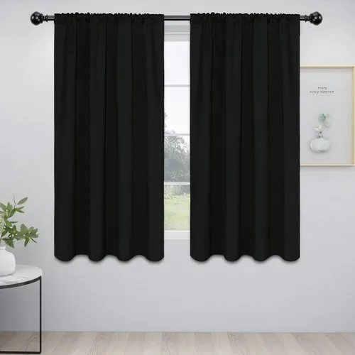 Miniatura 58 de Easy-Going - Cortinas opacas con bolsillo para varilla para el dormitorio, cortinas para ventanas que oscurecen la habitación o la sala de estar