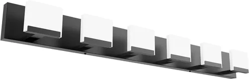 Miniatura 10 de Ralbay Luces LED modernas para tocador de baño, 5 luces, lámpara de pared de baño de acero inoxidable acrílico