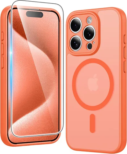 Miniatura 1429 de FNTCASE Funda para iPhone 13 Pro-Max: Fundas magnéticas transparentes compatibles con Magsafe Slim anti amarillamiento protección contra caídas