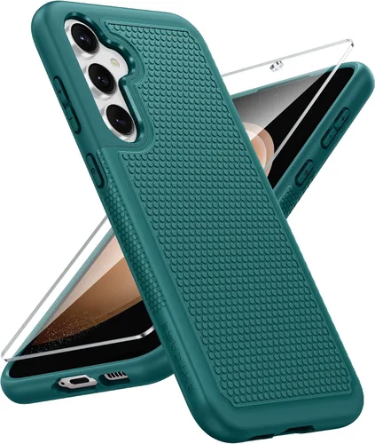 Miniatura 69 de FNTCASE Funda para teléfono Galaxy A14-5G: protección contra caídas de grado militar Samsung A14 5G, probada contra caídas de 14 pies, protector