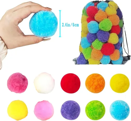 Miniatura 2 de Reusable Water Balls, Soft PP Cotton Material, Water Toys for Kids and Adults Boys and Girls,Water Toys for Beach Pool Summer Fun Party 60pcs