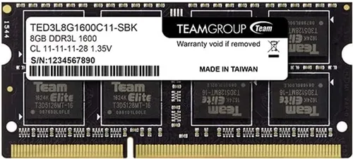 Miniatura 5 de TEAMGROUP Elite DDR3L Kit de 16 GB (2 x 8 GB) 1600 MHz PC3-12800 CL11 sin búfer sin ECC 1.35V SODIMM 204-Pin Laptop Computadora portátil PC Módulo