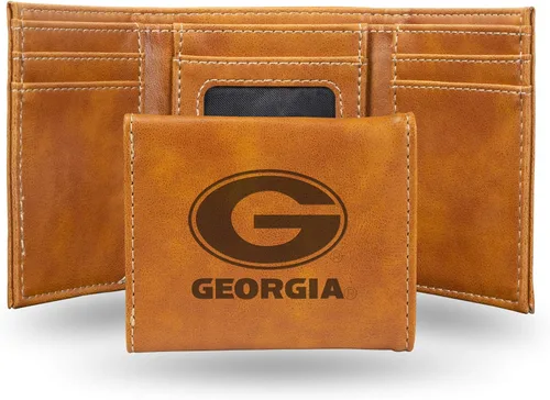 Miniatura 50 de NCAA Rico Industries - Billetera triple grabada con láser, con grabado láser, accesorio para hombre
