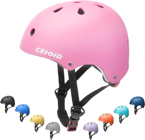 Miniatura 10 de Casco de bicicleta para niños, cascos de patineta para niños de 2 a 3 a 5 a 8 a 14 años, ajustable, multideporte, bicicleta, patinaje, fútbol