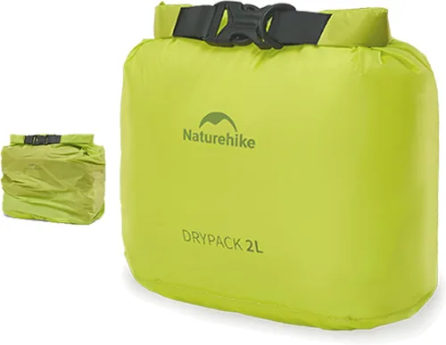 Miniatura 10 de windhike Naturehike - Bolsas secas ultraligeras con válvula de aire al vacío, bolsa impermeable enrollable para almacenamiento de compresión