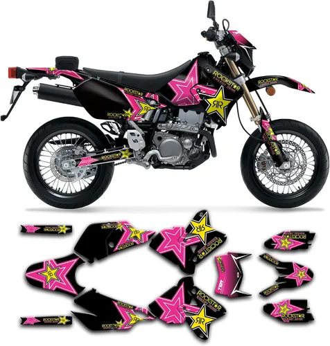Miniatura 27 de Kit de calcomanías personalizadas para Suzuki DRZ400 E / DRZ400 Enduro / DRZ400E / DR-Z400E / DRZ400 EN 1999-2024, SZDRSE9919003-KO