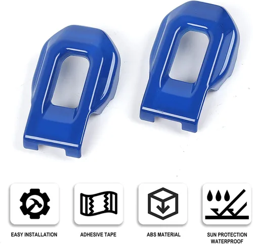 Miniatura 6 de Hoolcar Cubierta de soportes de cierre de capó para Jeep Wrangler JL JLU 2018-2021 y Gladiator JT 2020-2021, azul