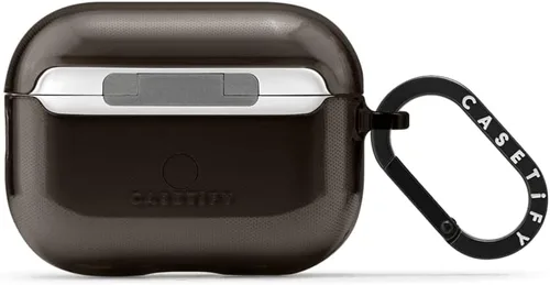 Miniatura 2 de CASETiFY Airpods Pro (2.ª generación) - Funda compacta con anillo, color negro
