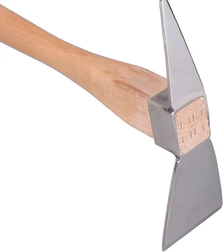Miniatura 8 de Azada de pico de acero inoxidable con mango de madera, hachas de púa para excavar pico para excavar, azada Mattock de selección de jardín