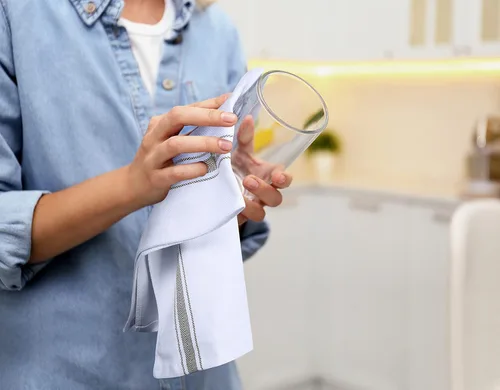 Miniatura 3 de Utopia Towels – Trapo de cocina de 15 x 25 pulgadas, 100% algodón hilado en anillo, de lino súper absorbente, barra de limpieza suave