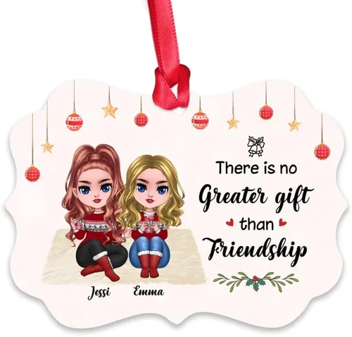 Miniatura 23 de Gossby Adorno de Navidad personalizado para mujeres, regalo de amistad de Navidad personalizado para mujeres con nombre, regalo de Navidad
