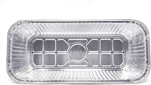 Miniatura 7 de Fig & Leaf Paquete de 35 bandejas de goteo compatibles con Weber Grills 6498 Smokefire l Summit l Genesis II - Forro de papel de aluminio resistente