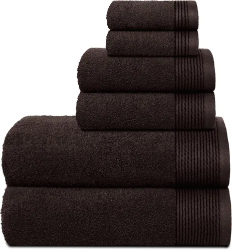 Miniatura 45 de Belizzi Home Juego de 3 toallas de algodón ultra suave, contiene una toalla de baño de 28 x 55 pulgadas, una toalla de mano de 16 x 24 pulgadas y un