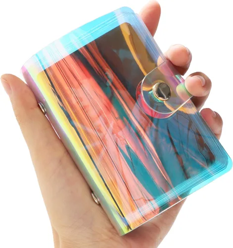 Miniatura 7 de Álbum de fotos holográfico pequeño de 2 x 3 pulgadas, compatible con Fujifilm Instax Mini Film/Polaroid Film/Kpop Photocard Tarjeta de crédito