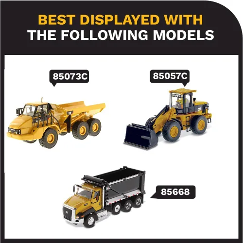 Miniatura 7 de Diecast Masters 1:50 Escala Cat D8R Bulldozer para coleccionistas, Caterpillar Track-Type Tractor Construcción Modelo Modelo Réplica, Core Classics