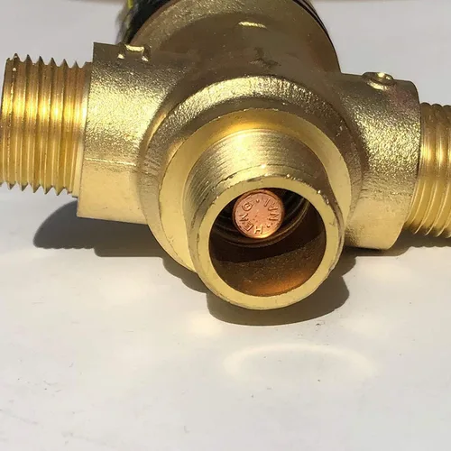 Miniatura 4 de Válvula mezcladora termostática,Válvula mezcladora de ducha con conexiones macho 1/2 NPT,Válvula de control constante de temperatura del agua,Latón