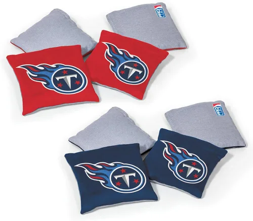 Miniatura 36 de Wild Sports - Bolsas de frijoles de doble cara de fútbol americano profesional de la NFL, 8 unidades, bolsas de lanzamiento de primera calidad