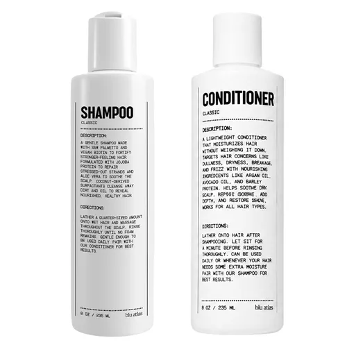 Miniatura 15 de Blu Atlas - Champú natural para hombres, sin sulfato para todo tipo de cabello, 15 ingredientes, sin relleno, ayuda con la caspa y el cuero