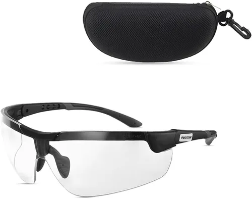 Miniatura 8 de Anteojos de seguridad antivaho transparentes para hombres y mujeres, ANSI Z87.1, protección ocular para disparos deportivos, lentes resistentes a