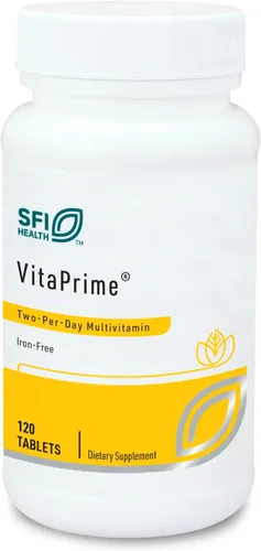 SFI Health VitaPrime - Multivitamínico sin hierro para mujeres y hombres - Promueve la función inmunológica y apoya las brechas nutricionales -