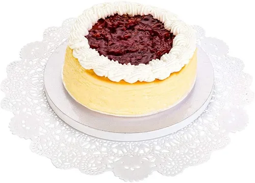 Miniatura 60 de Restaurantware Pastry Tek Blondas de Encaje de 4 x 4 Pulgadas 100 Vajilla Decorativa - Blondas de Mesa Desechables Redondas de Papel Negro