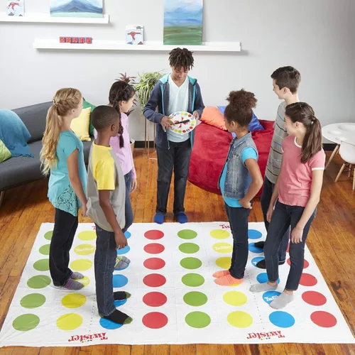 Miniatura 10 de Twister Ultimate: Alfombrilla más grande, manchas más coloreadas, familia, juego de fiesta para niños mayores de 6 años; compatible con Alexa