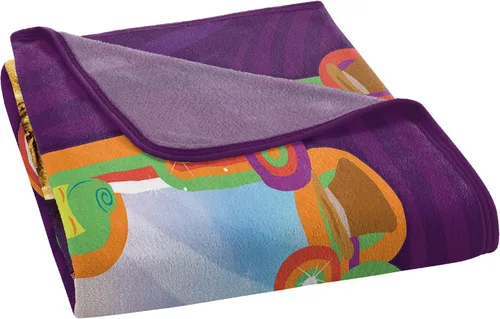 Miniatura 2 de Northwest Willy Wonka Micro Raschel - Manta de 46 x 60 pulgadas, Wonderful Wonka