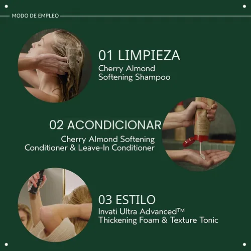 Miniatura 5 de Aveda Cherry Almond Softening Conditioner for Normal to Dry Hair 98% Naturally Derived* with Coconut Oil & Shea Butter Silicone Free