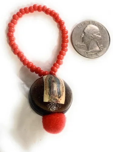 Miniatura 4 de Ojo de Venado Lady of Guadalupe, Cuentas de cristal, No