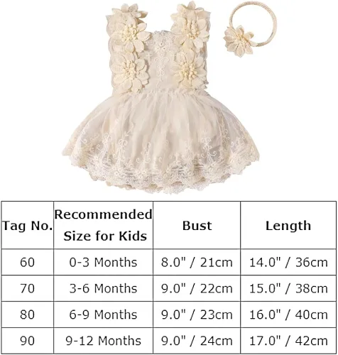Miniatura 7 de AWIBMK Traje de bebé de primer cumpleaños para niña, vestido de encaje para bebé, bohemio, arcoíris, minifalda, tutú con diadema para sesión de fotos