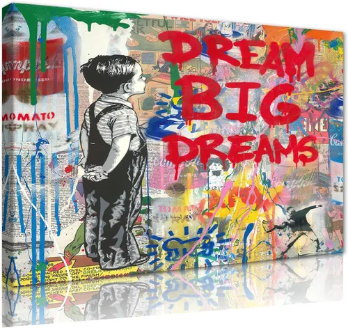 Miniatura 38 de Yatsen Bridge Arte Callejero Clásico Banksy Graffiti Arte de Pared Detrás de la Cortina Pósters Pinturas en Lienzo Imágenes de Graffiti Coloridas