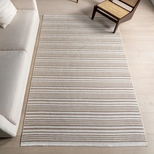 Miniatura 15 de Nuloom Versa Kirby - Alfombra de área color crema, 4 x 6 pies, azulejos, suave y acogedora, con alto tráfico, resistente a las manchas, fácil