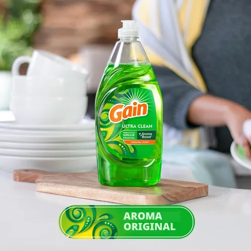 Miniatura 4 de Gain Ultra - Jabón líquido para lavavajillas, aroma original, 38 fl oz