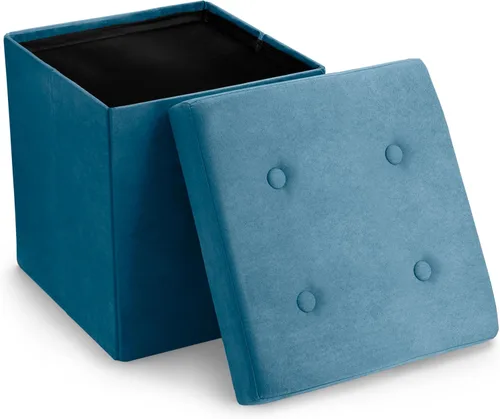 Miniatura 16 de Sorbus – Banco otomano plegable, De Almacenamiento Con Tapa – perfecto para juguetes y zapatos, Otomano, asiento, reposapiés, color contemporáneo