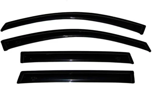 Auto Ventshade [AVS] Protectores de lluvia de montaje exterior para Chevrolet Silverado 2007-2013, GMC Sierra 1500, CREW CAB; 07-14 Silverado/Sierra