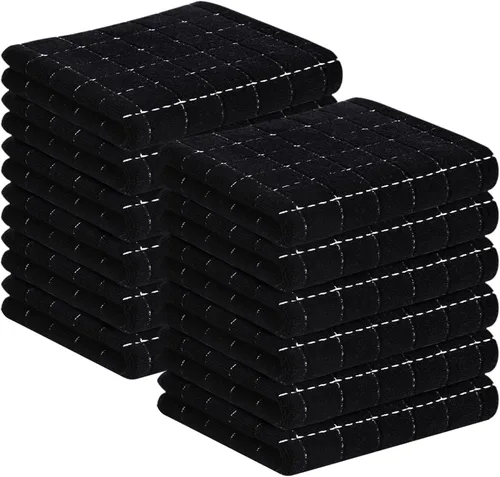 Miniatura 179 de Homaxy Paños de cocina 100% algodón de felpa, toallas de cocina ultra suaves y absorbentes para la cocina, adecuadas para secar y lavar platos