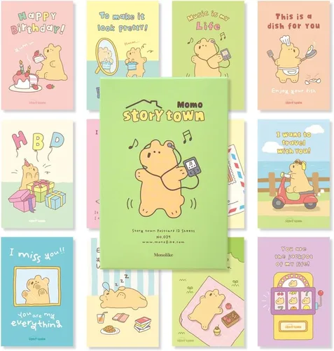 Miniatura 29 de Monolike Flower for you Tarjetas individuales - Mezcla de 24 paquetes, encantadoras 24 tarjetas individuales Flor para ti 24p
