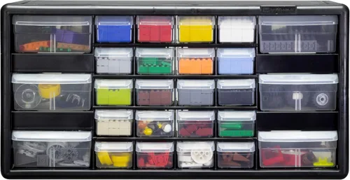 Miniatura 10 de Akro-Mils Gabinete de almacenamiento de plástico con 26 cajones para organización de garaje, organizador de cuentas, almacenamiento de ladrillos