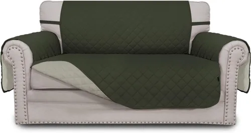Miniatura 297 de Easy-Going - Funda para sofá, futón y sillón sin reposabrazos, reversible, resistente al agua, para mascotas y niños (azul oscuro/azul claro)
