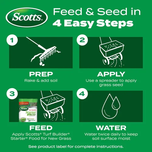 Miniatura 6 de Scotts Turf Builder - Fertilizante para césped nuevo, uso al plantar semillas, 5,000 pies cuadrados, 15 libras (paquete de 2)