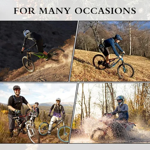 Miniatura 6 de Wuzfully Camiseta de ciclismo de montaña para hombre, camiseta de motocross, BMX, camisetas de descenso para deportes