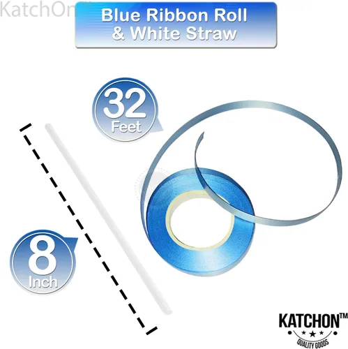 Miniatura 978 de KatchOn, Globo grande azul número 2 de 40 pulgadas Decoraciones de cumpleaños de Baby Shark para niño de 2 años Globo azul número 2 Globo