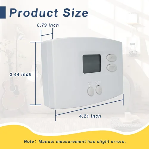 Miniatura 6 de 76 Control digital de deshumidificador de montaje en pared, compatible con deshumidificadores AprilAire 1700/1800/E-Series para todo el hogar