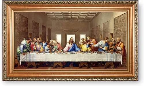 Miniatura 9 de A&T ARTWORK La Última Cena de Leonardo Da Vinci Las reproducciones de arte clásico mundial, impresiones de lienzo Giclee, arte de pared