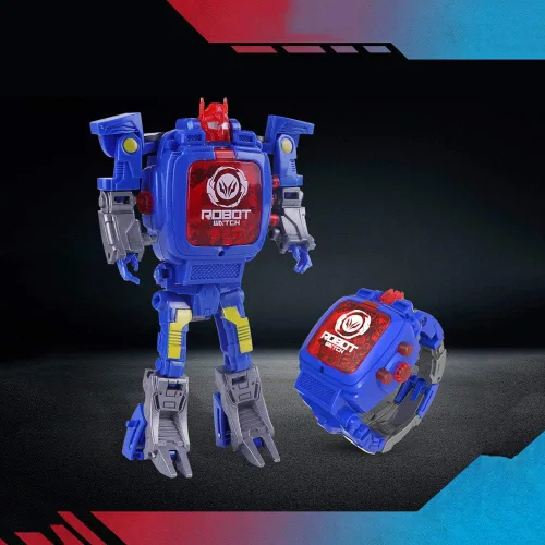 Miniatura 3 de Creative Robot Transformer - Reloj de pulsera digital para niños de 2 a 14 años, color azul, Digital