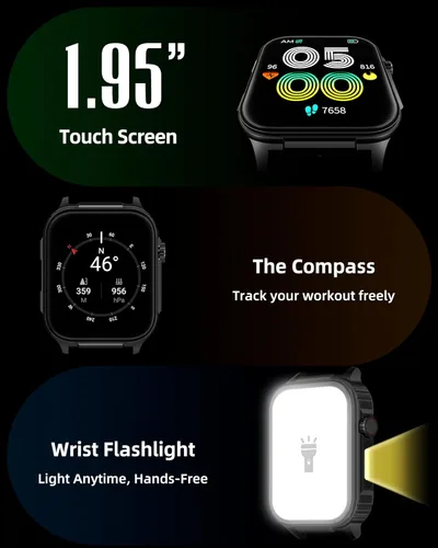 Miniatura 5 de Parsonver Smart Watch for Men Women GPS, 10-Day Battery Fitness Tracker with Bluetooth Calling, 100+ Sports Modes, Heart Rate, Sleep Monitor, Step